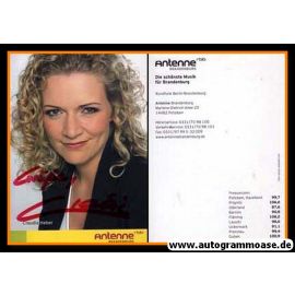 Autogramm Radio | RBB | Claudia HEBER | 2000er (Portrait Color)