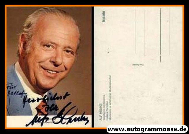 Autogramm Comedy | Alf HENKE | 1970er (Portrait Color)