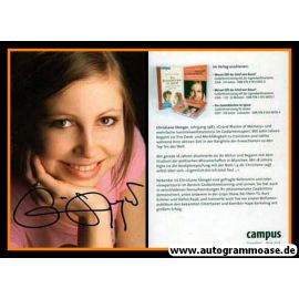 Autogramm Celebrity | Christiane STENGER | 2000er (Portrait Color) Campus
