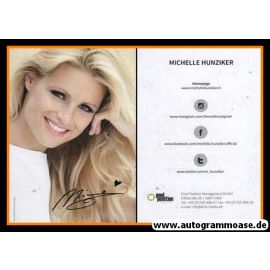 Autogramm Celebrity / TV | Michelle HUNZIKER | 2010er (Portrait Color) Pool Position