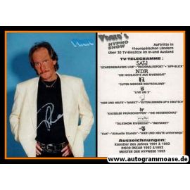Autogramm Magie | PHARO (Martin Bolze) | 1990er (Portrait Color) Hypno Show