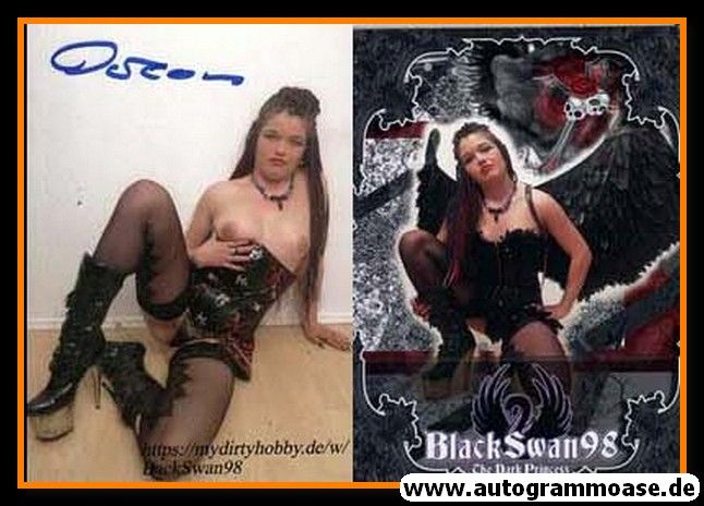 Autogramm Erotik | BLACK SWAN 98 | 2010er (Portrait Color) MDH