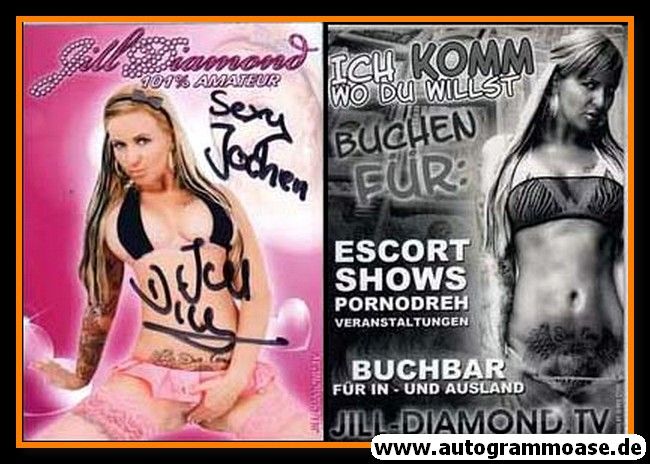 Autogramm Erotik | JILL DIAMOND | 2010er (Portrait Color)