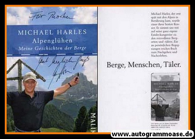 Autogramm Literatur | Michael HARLES | 2008 "Alpenglühen"