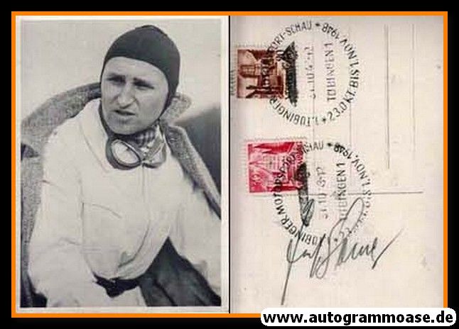 Autogramm Motorrad | Ernst HENNE | 1930er (Portrait SW)