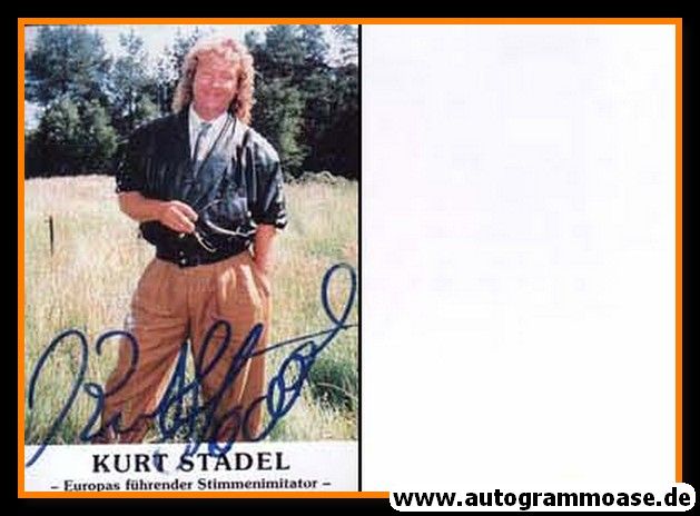 Autogramm Comedy | Kurt STADEL | 1980er (Portrait Color)