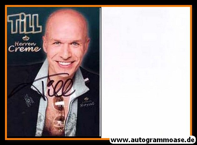 Autogramm Kabarett | Till HOHENEDER | 2005 "Herrencreme"
