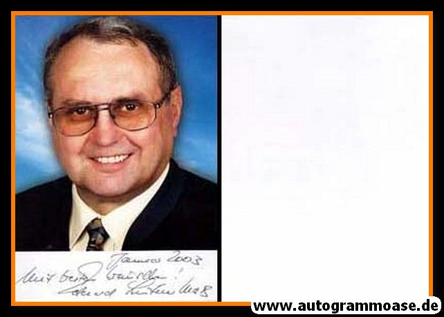 Autogramm Politik | CSU | Eduard LINTNER | 1990er (Portrait Color)