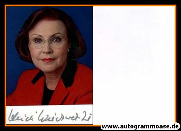 Autogramm Politik | SPD | Heidemarie WIECZOREK-ZEUL | 2000er Foto (Portrait Color) 3