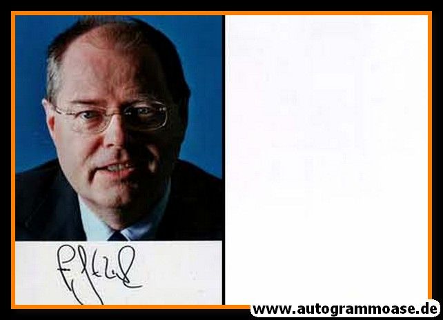 Autogramm Politik | SPD | Peer STEINBRÜCK | 2000er Foto (Portrait Color)