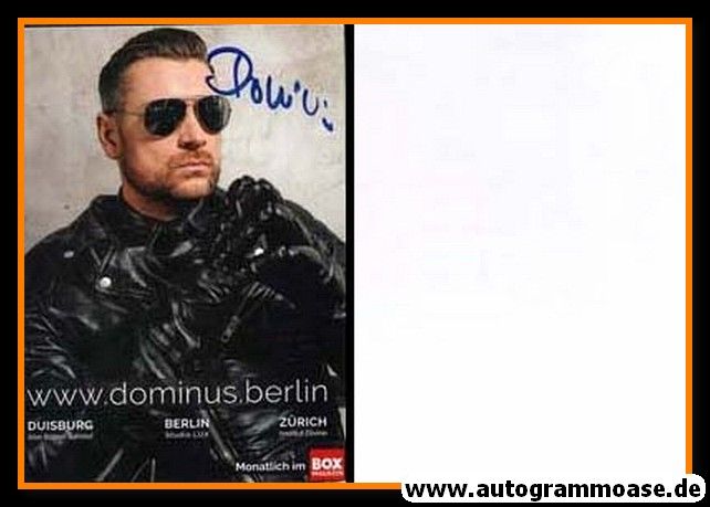 Autogramm Erotik | DOMINUS | 2010er (Portrait Color) Box