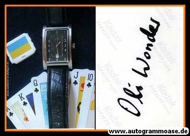 Autogramm Magie | OLI WONDER | 2010er Foto (Zauber-Utensilien)
