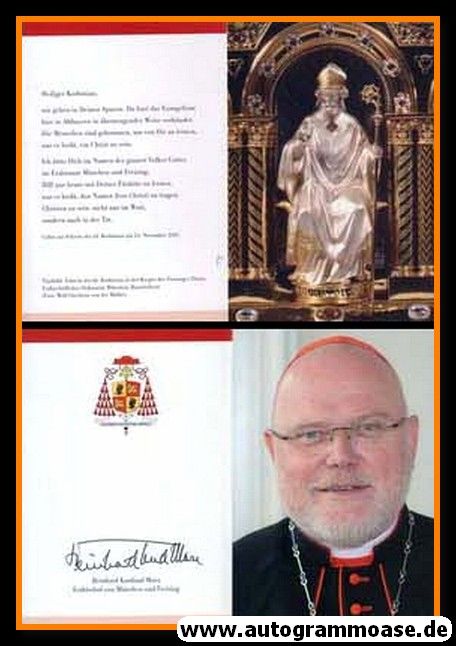 Autogramm Religion | Reinhard Kardinal MARX | 2010er (Bischof München)