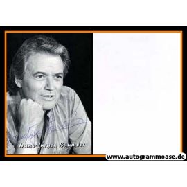 Autogramm Schauspieler | Hans-Jürgen BÄUMLER | 1980er (Portrait SW)
