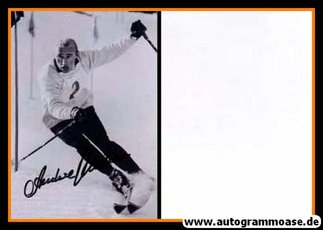 Autogramm Ski Alpin | Andreas MOLTERER | 1960er Foto (Rennszene SW)
