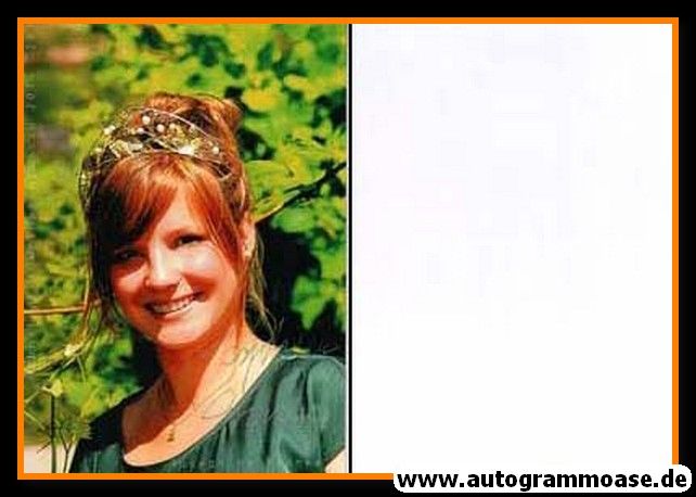 Autogramm Weinprinzessin | Josephine FRANKE | 2014 (Höhnstedt)