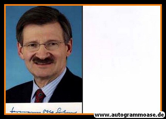 Autogramm Politik | FDP | Hermann Otto SOLMS | 2000er Foto (Portrait Color)