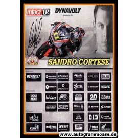Autogramm Motorrad | Sandro CORTESE | 2010er (Collage) Intact