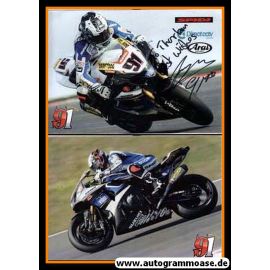 Autogramm Motorrad | Leon HASLAM | 2010er (Rennszene Color)