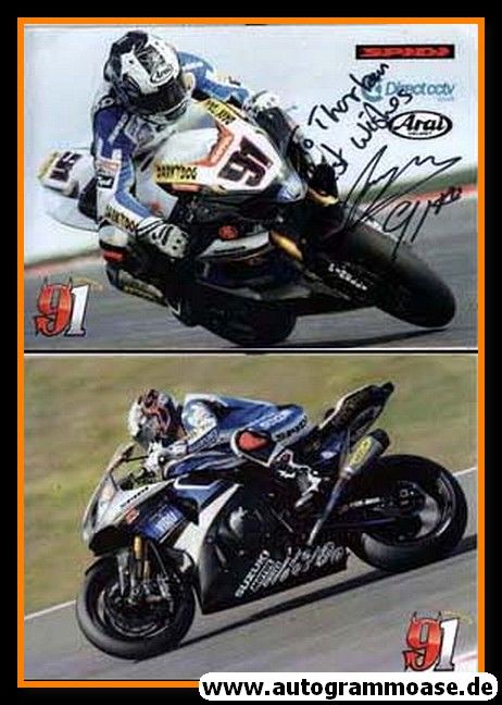 Autogramm Motorrad | Leon HASLAM | 2010er (Rennszene Color)