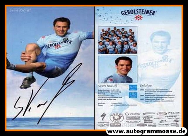 Autogramm Radsport | Sven KRAUSS | 2006 (Gerolsteiner)