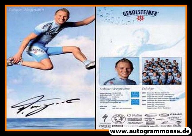 Autogramm Radsport | Fabian WEGMANN | 2006 (Gerolsteiner)