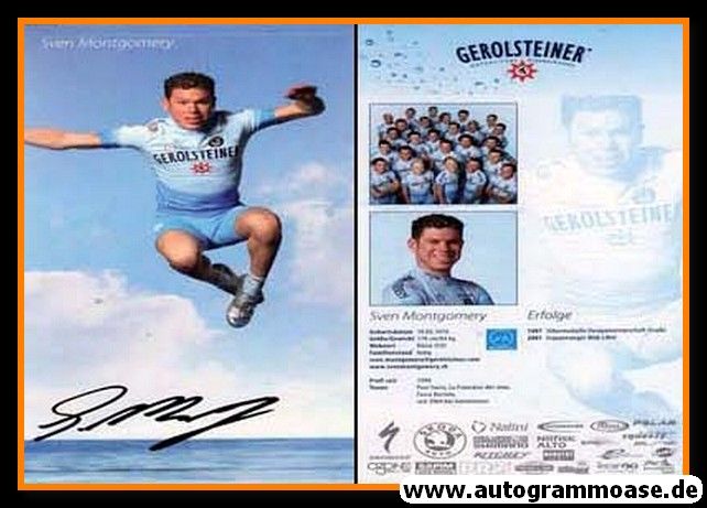 Autogramm Radsport | Sven MONTGOMERY | 2006 (Gerolsteiner)