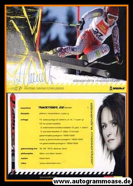 Autogramm Ski Alpin | Alexandra MEISSNITZER | 1999 (Völkl XL)