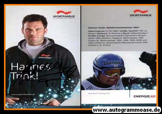 Autogramm Ski Alpin | Hannes TRINKL | 2003 (Sportfamilie XL)