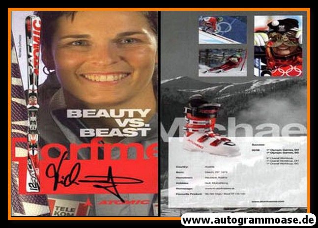 Autogramm Ski Alpin | Michaela DORFMEISTER | 2006 (Atomic XL)