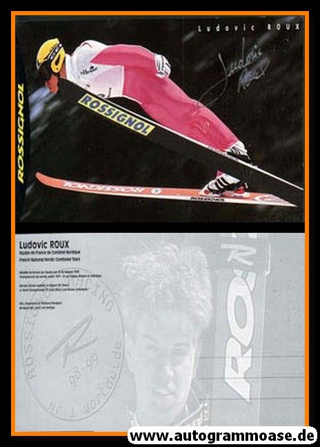 Autogramm Nordische Kombination | Ludovic ROUX | 1999 (Rossignol)