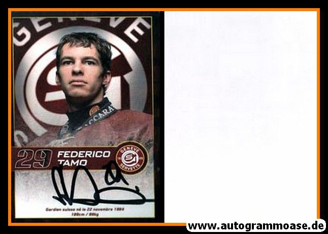 Autogramm Eishockey | Geneve-Servette HC | 2012 | Federico TAMO