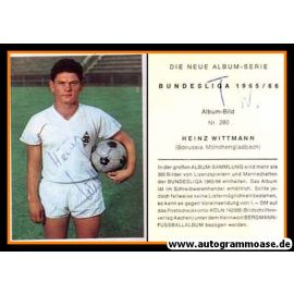 Autogramm Fussball | Borussia Mönchengladbach | 1965 | Heinz WITTMANN (Bergmann 280)