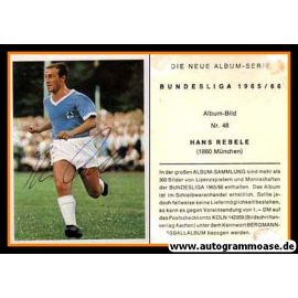 Autogramm Fussball | TSV 1860 München | 1965 | Hans REBELE (Bergmann 048)
