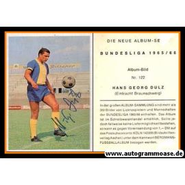 Autogramm Fussball | Eintracht Braunschweig | 1965 | Hans Georg DULZ (Bergmann 122)