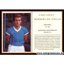 Autogramm Fussball | FC Schalke 04 | 1965 | Günter HERRMANN (Bergmann 252)