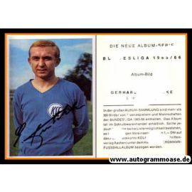 Autogramm Fussball | Karlsruher SC | 1965 | Gerhard KENTSCHKE (Bergmann 222)