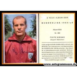 Autogramm Fussball | FC Bayern München | 1965 | Fritz KOSAR (Bergmann 260)