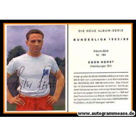 Autogramm Fussball | Hamburger SV | 1965 | Egon HORST (Bergmann 184)