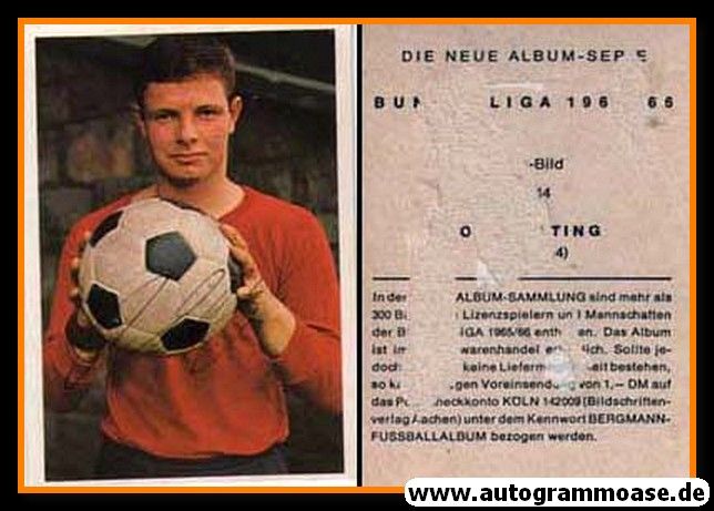 Autogramm Fussball | FC Schalke 04 | 1965 | Josef ELTING (Bergmann 244)