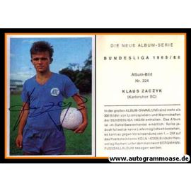 Autogramm Fussball | Karlsruher SC | 1965 | Klaus ZACZYK (Bergmann 224)