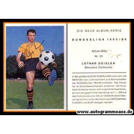 Autogramm Fussball | Borussia Dortmund | 1965 | Lothar GEISLER (Bergmann 053)