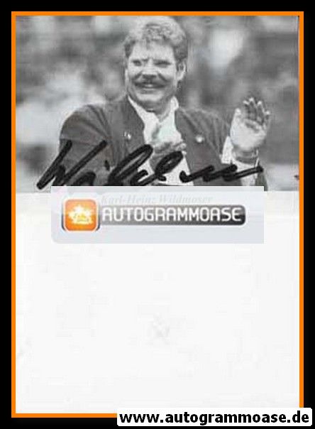 Autogramm Fussball | TSV 1860 München | 1990er | Karl-Heinz WILDMOSER (SW)
