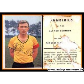 Autogramm Fussball | Borussia Dortmund | 1968 | Alfred SCHMIDT (Bergmann A092)