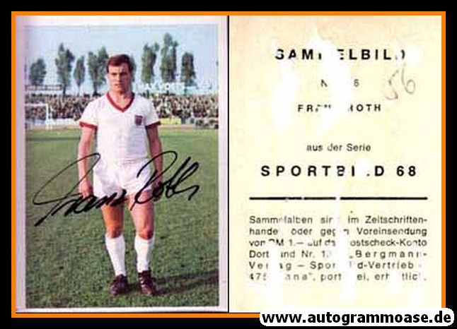 Autogramm Fussball | FC Bayern München | 1968 | Franz ROTH (Bergmann SB A056)
