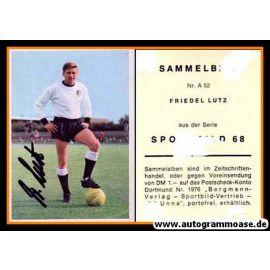 Autogramm Fussball | DFB | 1968 | Friedel LUTZ (Bergmann A052)