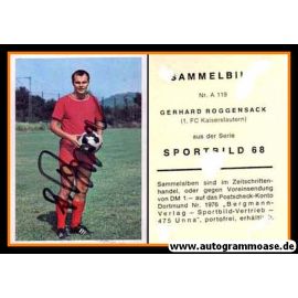 Autogramm Fussball | 1. FC Kaiserslautern | 1968 | Gerd ROGGENSACK (Bergmann A119)