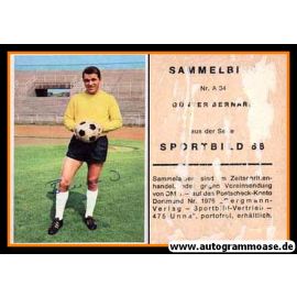 Autogramm Fussball | SV Werder Bremen | 1968 | Günter BERNARD (Bergmann A034)