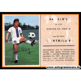 Autogramm Fussball | Karlsruher SC | 1968 | Günter HERRMANN (Bergmann A055)
