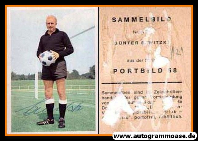 Autogramm Fussball | VfB Stuttgart | 1968 | Günter SAWITZKI (Bergmann A031)